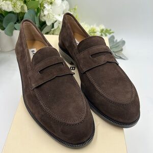 Men’s Bally CHARNEY suede penny loafers size 7.5 US